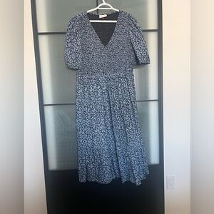 Universal Thread Black and Blue Maxi Dress- Size Large